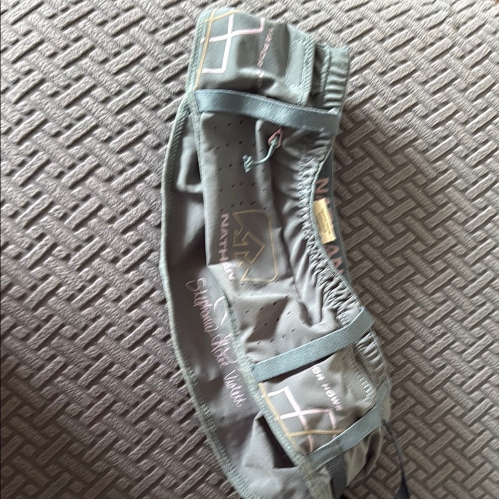 Gray Athletic waist pouch